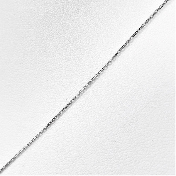 Collier Pendentif Chute Diamants Or blanc