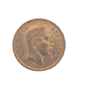 Pièce Napoléon III 20 Francs Or 1858