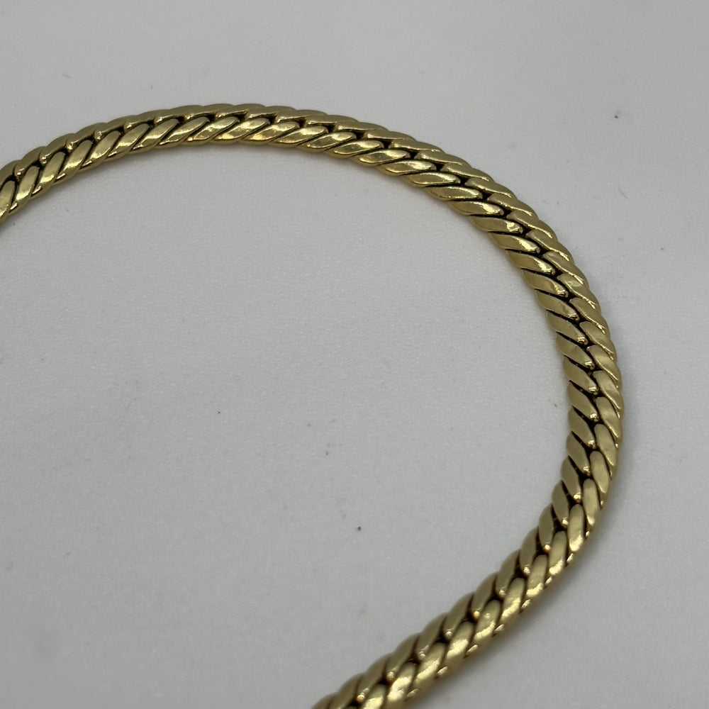 Bracelet Or Maille Anglaise