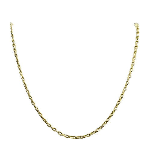 Chaîne Or Jaune Maille Forçat 52cm