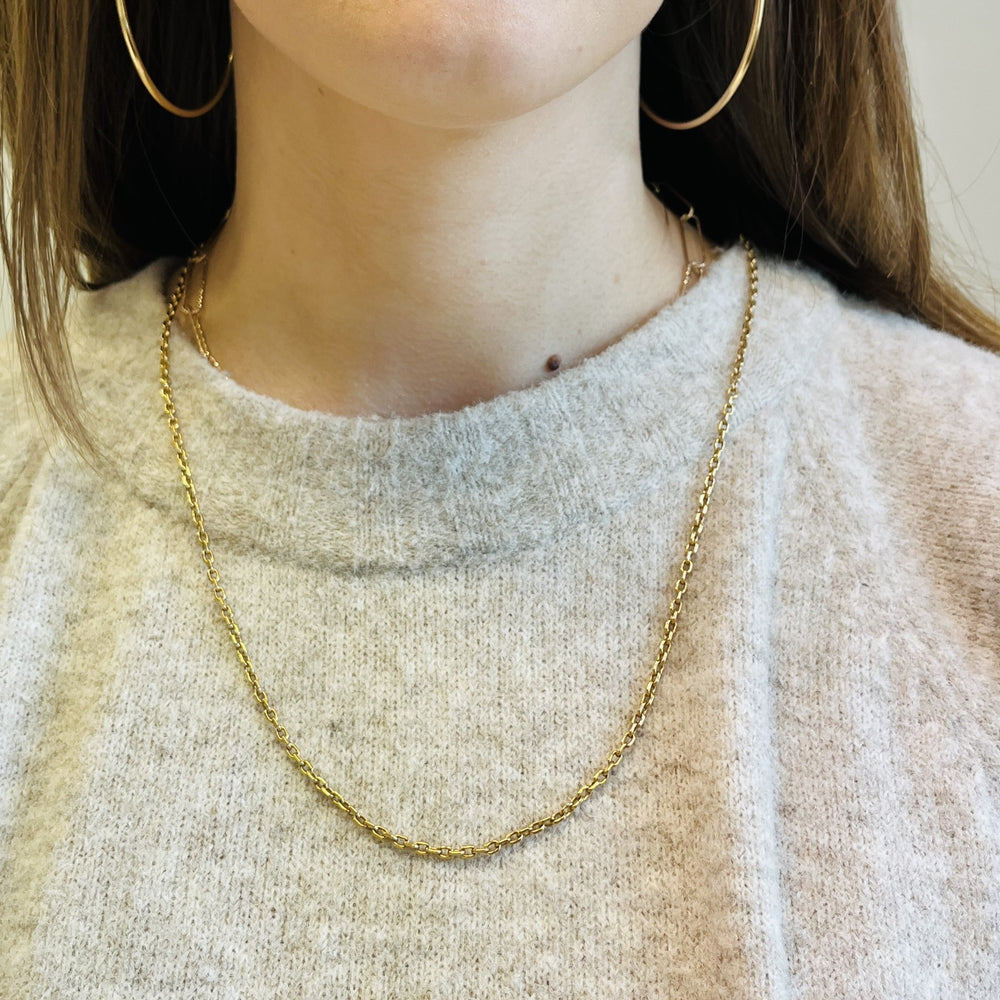 Chaîne Or Jaune Maille Forçat