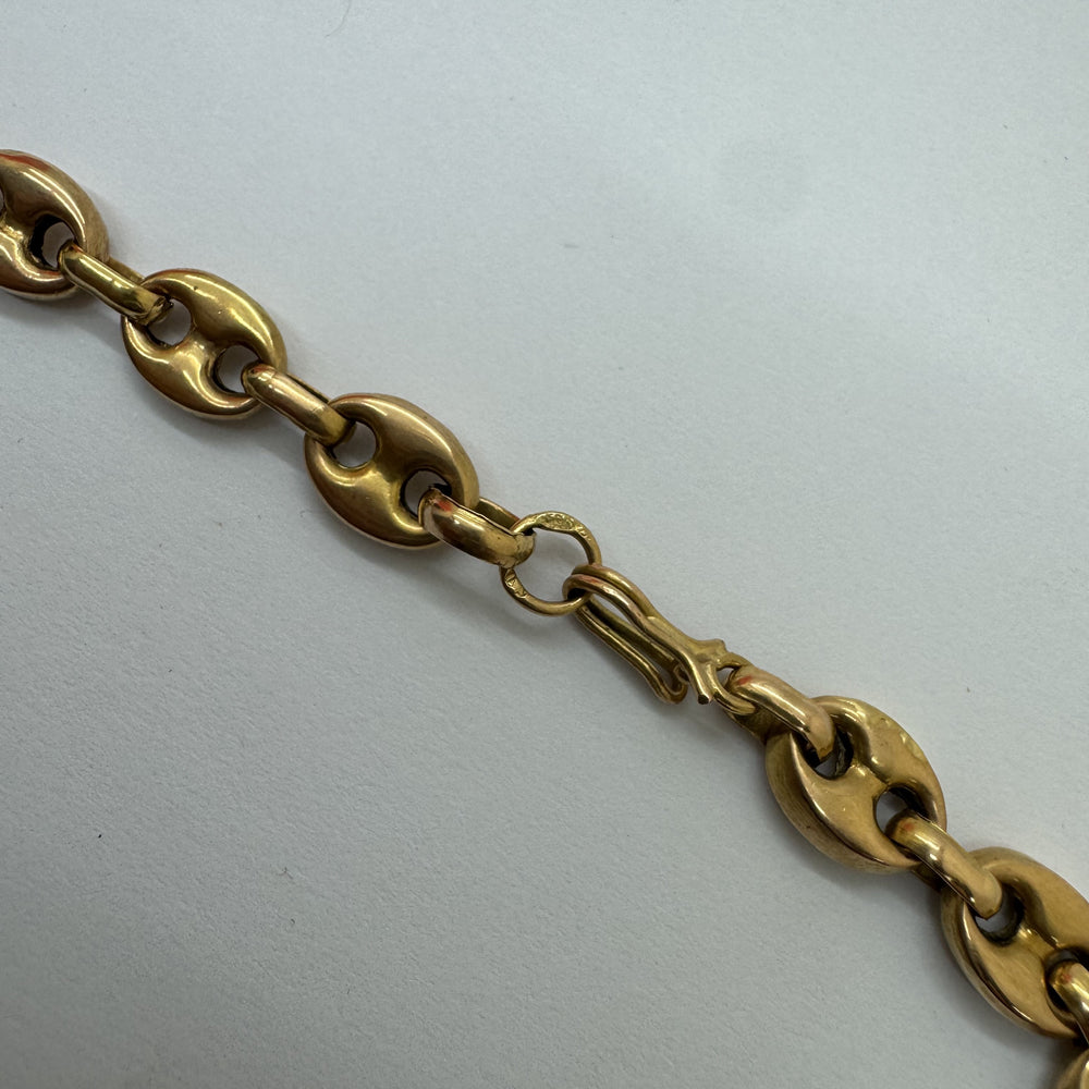 Chaîne Or Maille Grain de Café