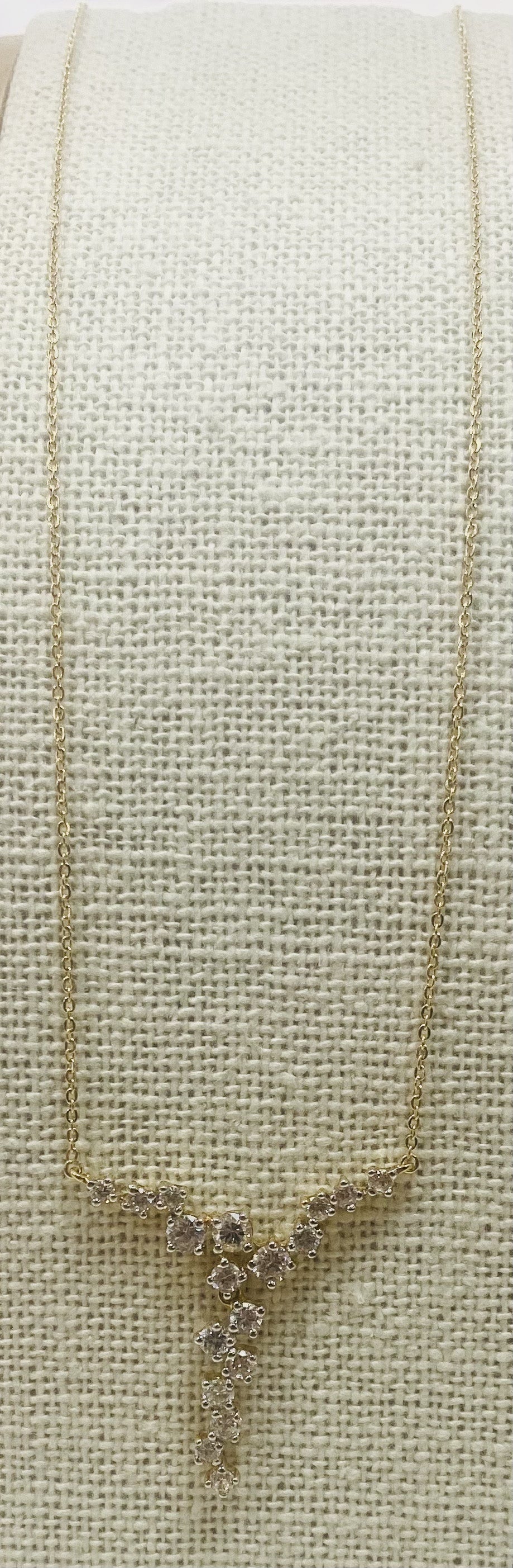 Collier Or avec Oxydes