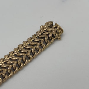 Bracelet Or Maille Américaine