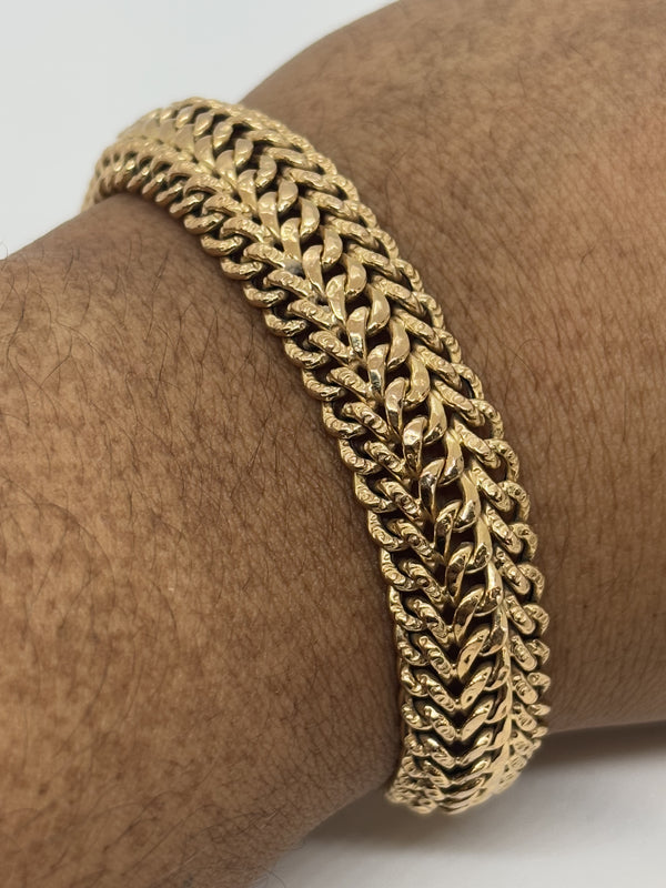Bracelet Or Maille Américaine