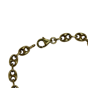 Bracelet Or Maille Grain de Café