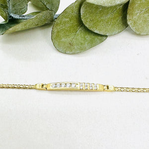 Bracelet Or avec Oxydes