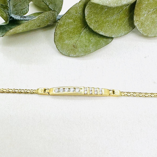 Bracelet Or avec Oxydes