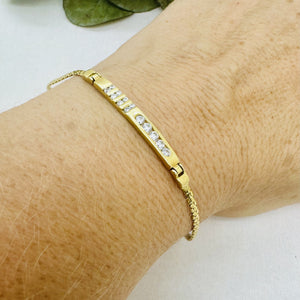 Bracelet Or avec Oxydes