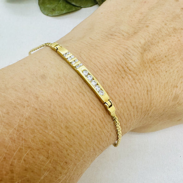 Bracelet Or avec Oxydes