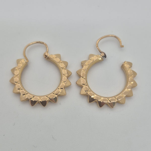 Boucles d'Oreille Or Jaune