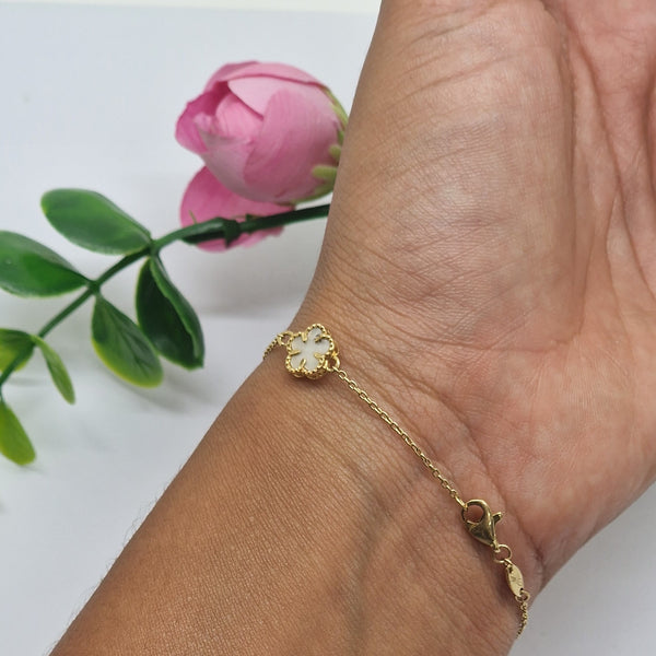 Bracelet Fleur Or