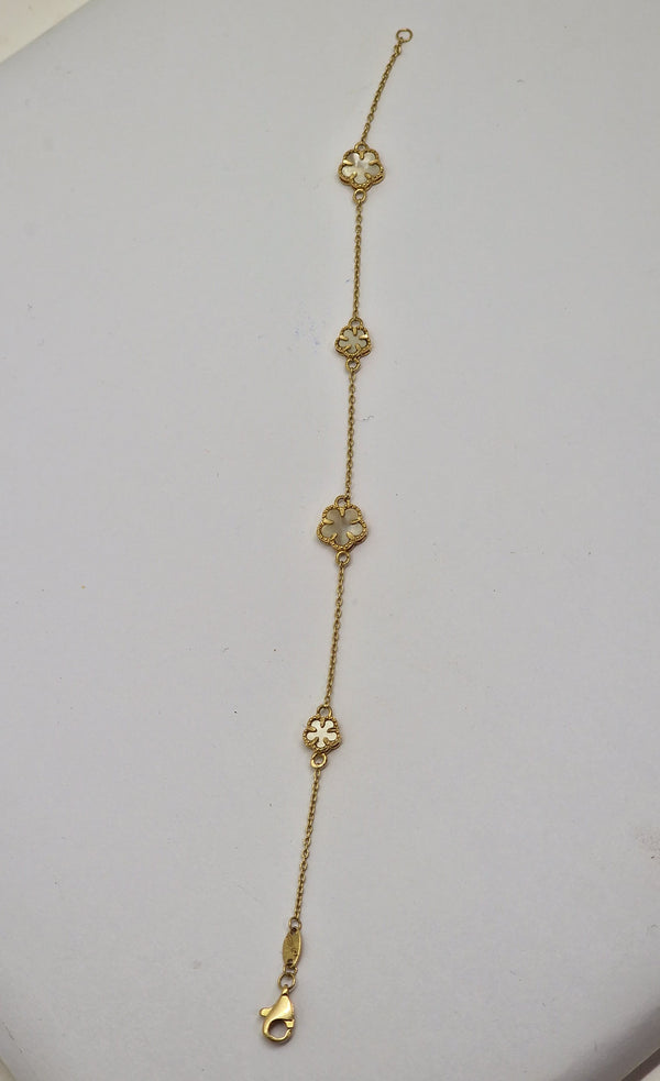 Bracelet Fleur Or