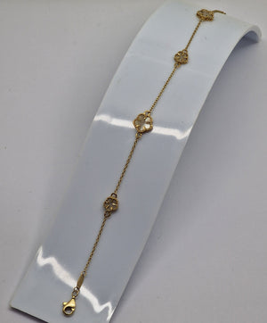 Bracelet Fleur Or