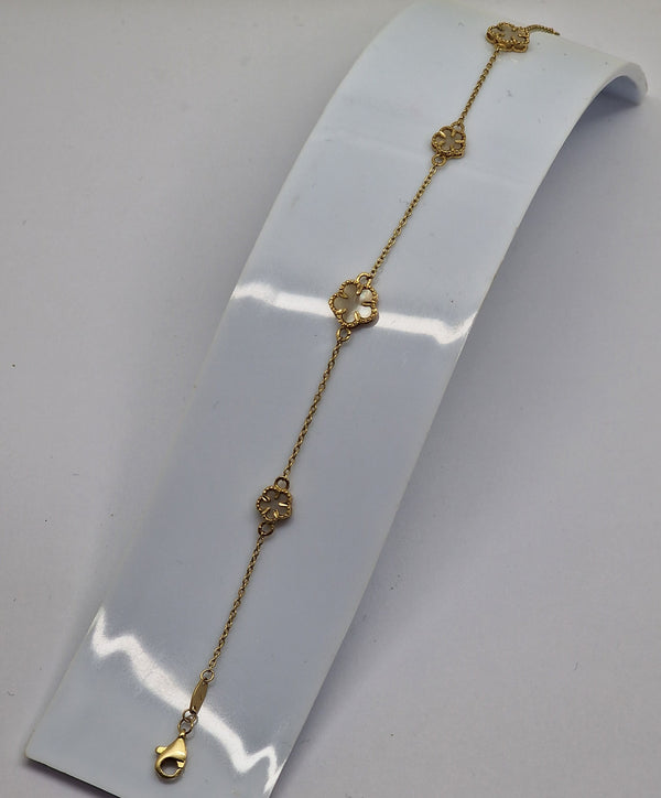 Bracelet Fleur Or