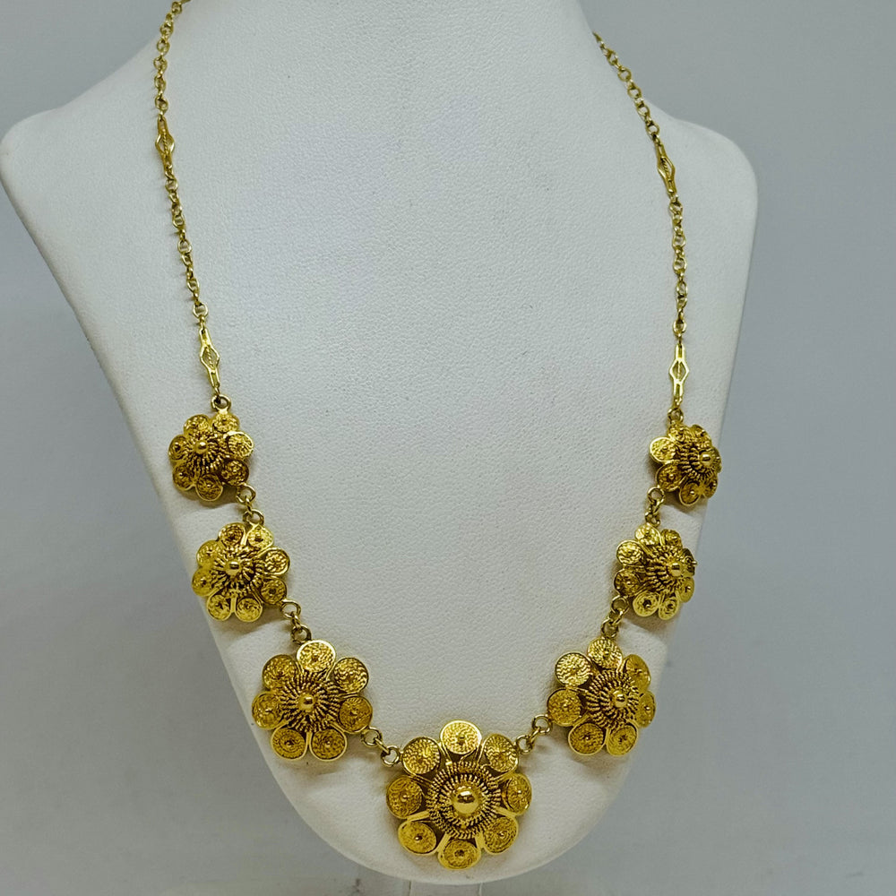 Collier Or avec Fleur