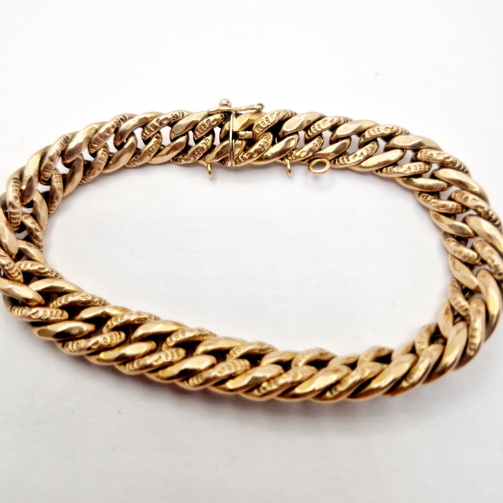 Bracelet Or Maille Américaine