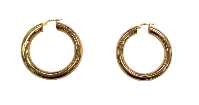 Boucles d'oreilles Créoles Or Jaune 18 Carats