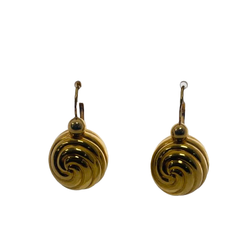 Boucles d'oreilles dormeuses en or jaune