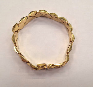 Bracelet Manchette Or Jaune