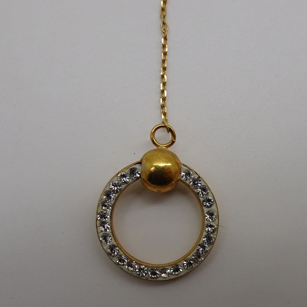 Boucle d'oreille pendante avec oxydes