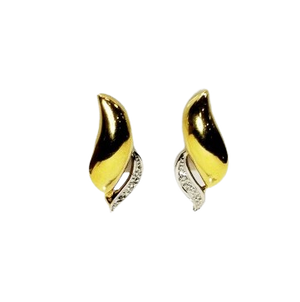 Boucles d'oreilles en or jaune 18K 2.86 Grs