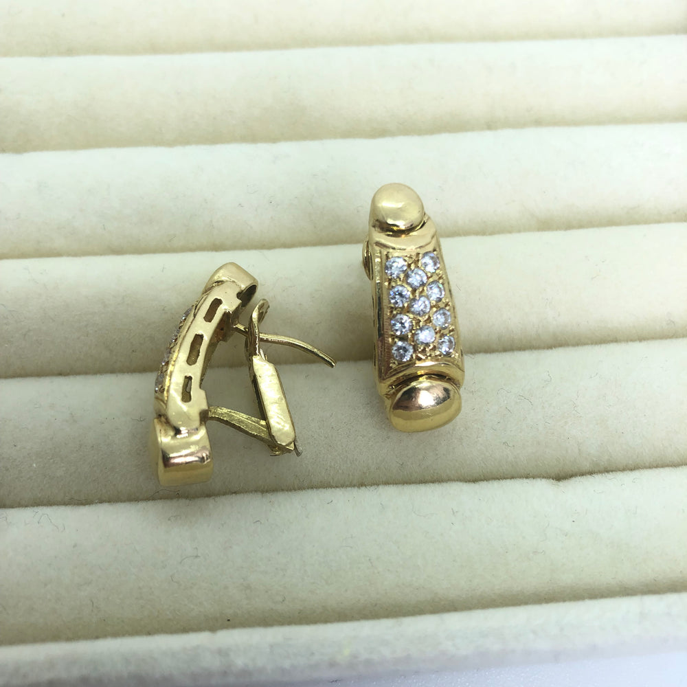 Boucles d'oreille Pavage Oxydes 9,94grs