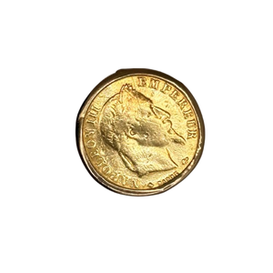 Bague pièce 10 FR Napoléon or jaune 18K