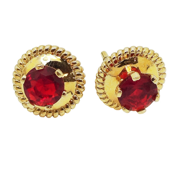 Boucles d'oreilles en Or jaune 18K - 2.13g