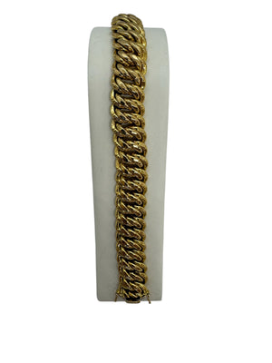 Bracelet Gourmette Or Jaune 18K Lg20cm