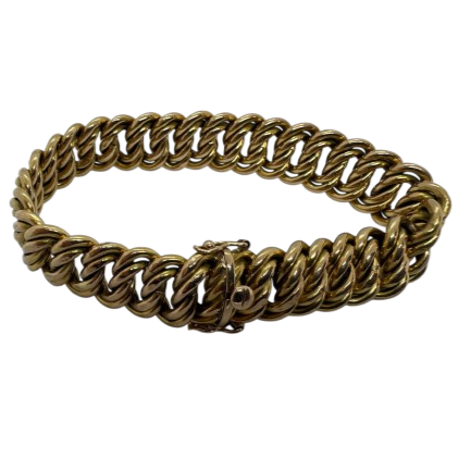 Bracelet en Or Jaune 18K Poids-29,98g