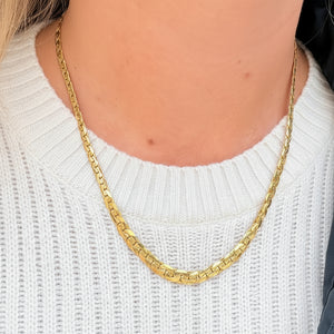 Collier Ras du Cou en Or Jaune 18k - 9.53g