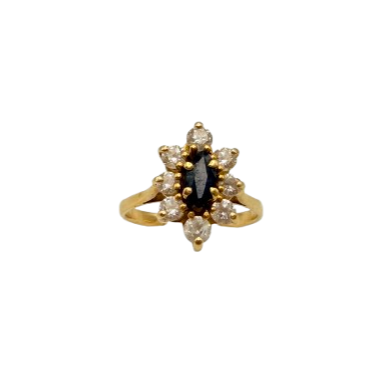 Bague Or Jaune 18K Taille-50