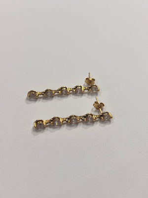 Boucles d'oreilles en Or Jaune 18K 2.16 Grs