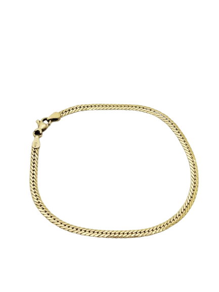 Bracelet en Or Jaune Anglaise 18K 2.52 Grs