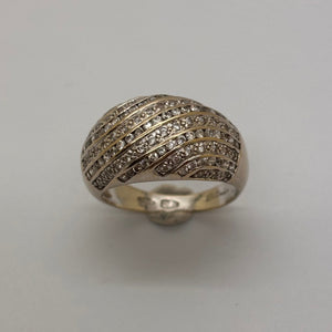 Bague en Or Gris 18K - Taille 56