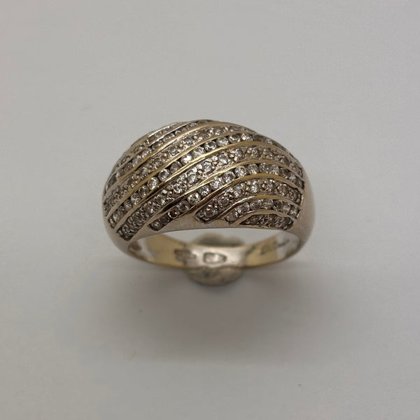 Bague en Or Gris 18K - Taille 56