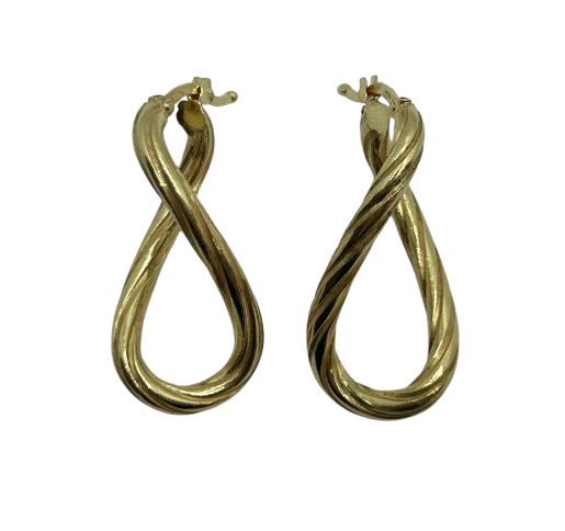Boucles d'oreilles en or jaune 18K 7.45 Grs