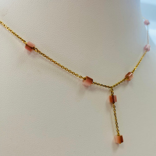 Collier ras du cou en or jaune 18K - 4.86 Grs