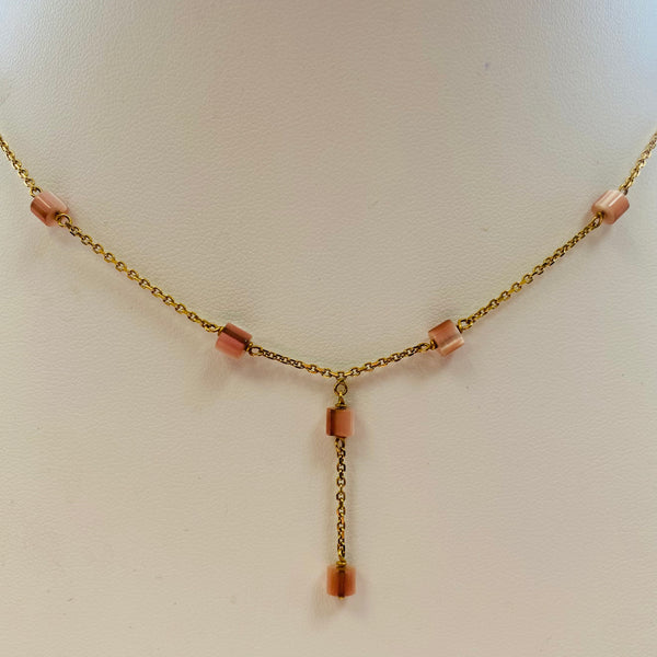 Collier ras du cou en or jaune 18K - 4.86 Grs