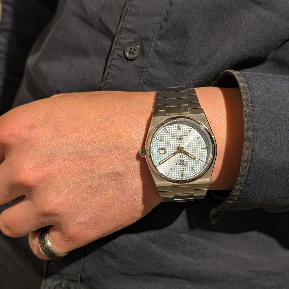 Tissot PRX 40mm Ice blue 2021 - Montre Automatique Acier en Très Bon Etat