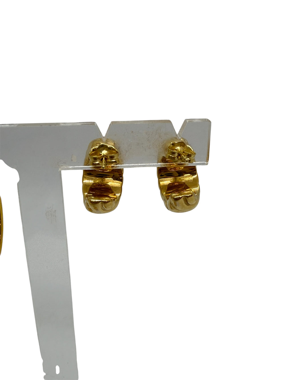 Boucles d'oreilles Créoles Or Jaune 18 carats 3.38 Grs