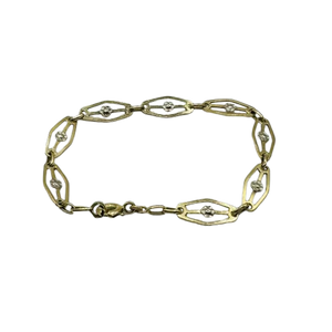 Bracelet  en or jaune 18 carats 16.3cm