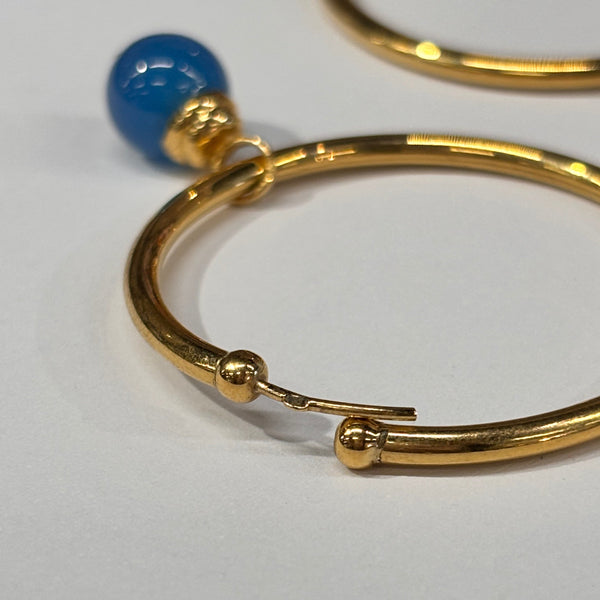 Boucles d'oreilles Dormeuses en Or Jaune 18K 4.62 Grs