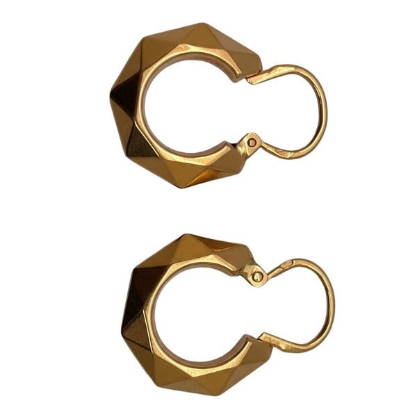 Boucles d'oreilles créoles en or 18 K – 2,02 g