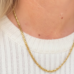 Collier Ras du Cou en Or Jaune 18k - 9.53g