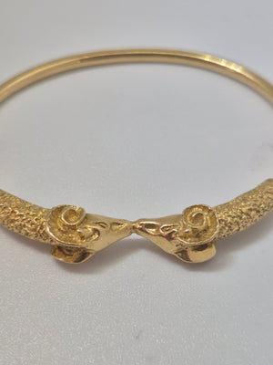 Bracelet Jonc Or Jaune 18K 15.80 Grs