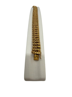 Bracelet en Or Jaune -18 Carats Poids : 25.73 Grs