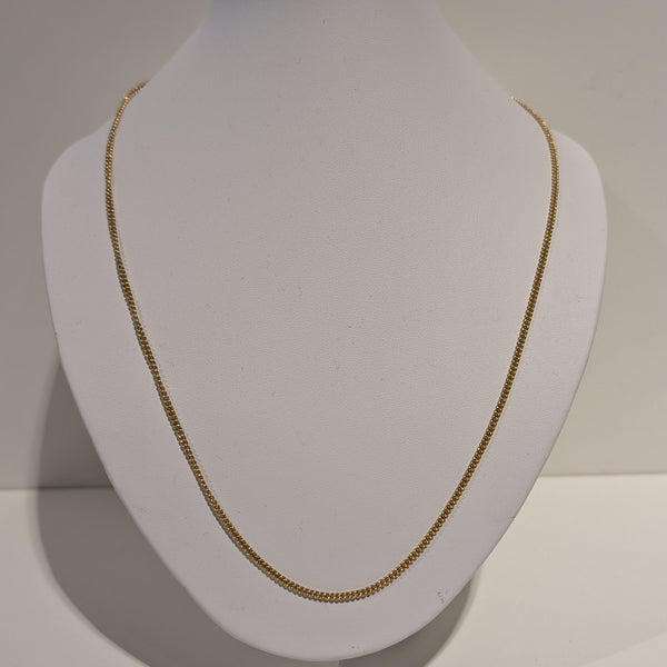 Collier Or Jaune Maille Gourmette 18 K - 10,45 g