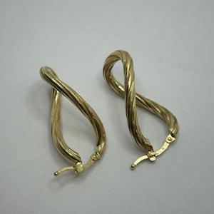 Boucles d'oreilles en or jaune 18K 7.45 Grs